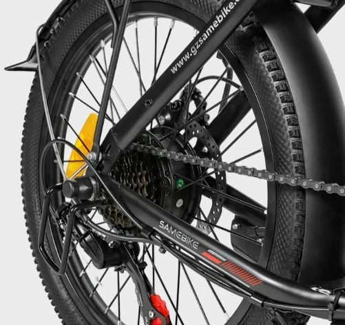 Elektrinis dviratis Samebike CY20, 20", 350W, 12Ah, mėlynas