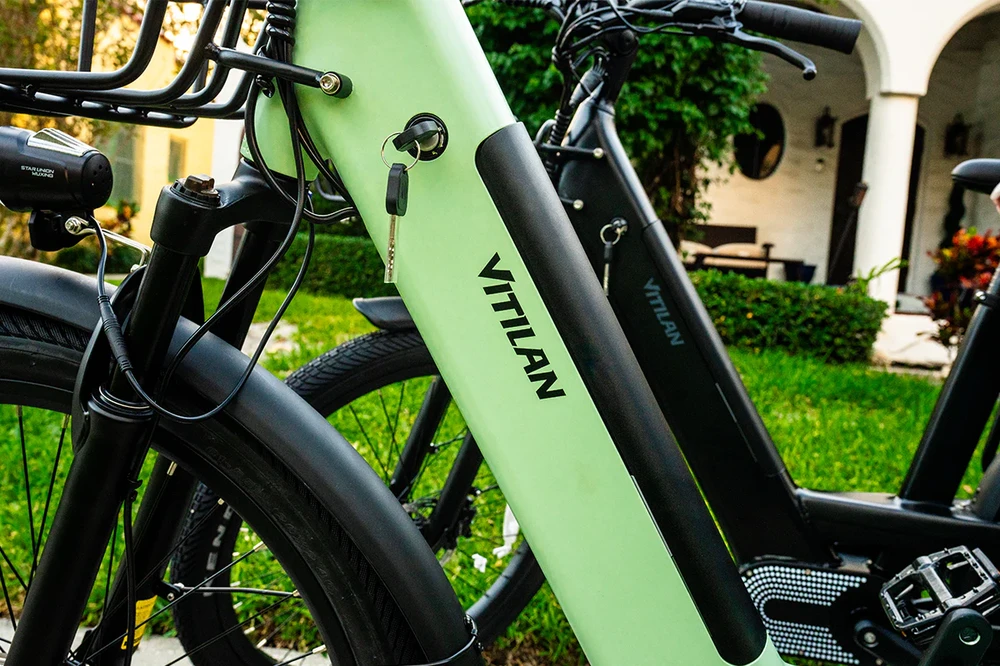 Elektrinis dviratis Vitilan L5, 26", 500W, 15Ah, žalias