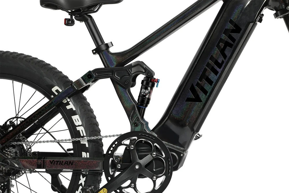 Elektrinis dviratis Vitilan T7, 26'', 750W, 20Ah, geltonas