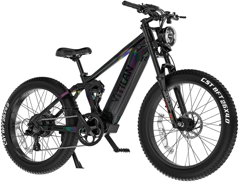 Elektrinis dviratis Vitilan T7, 26'', 750W, 20Ah, chameleonas