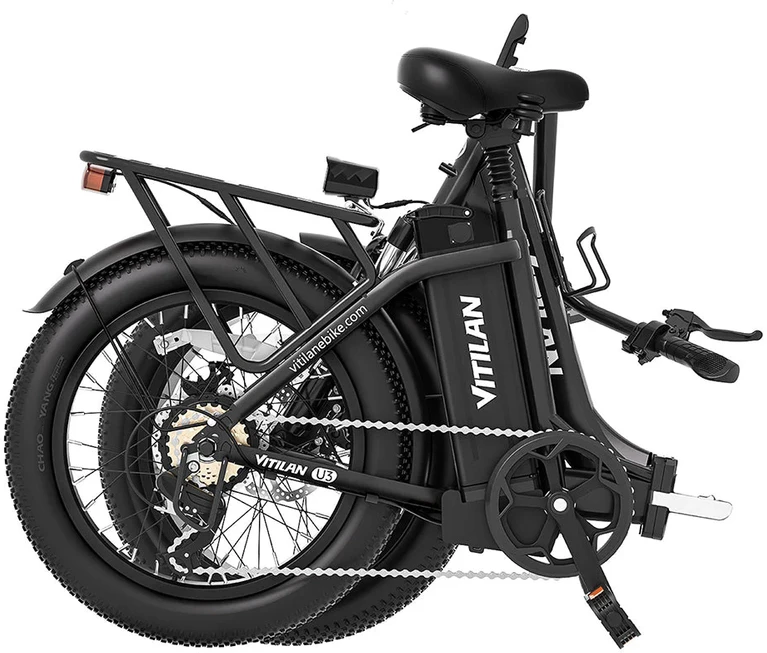 Elektrinis dviratis Vitilan U3, 20", 750W, 13Ah, žalias