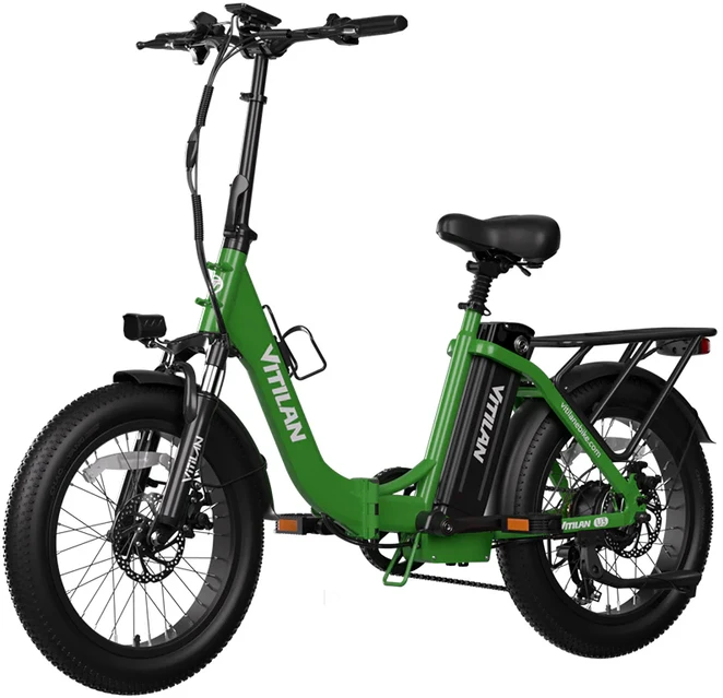Elektrinis dviratis Vitilan U3, 20", 750W, 13Ah, žalias