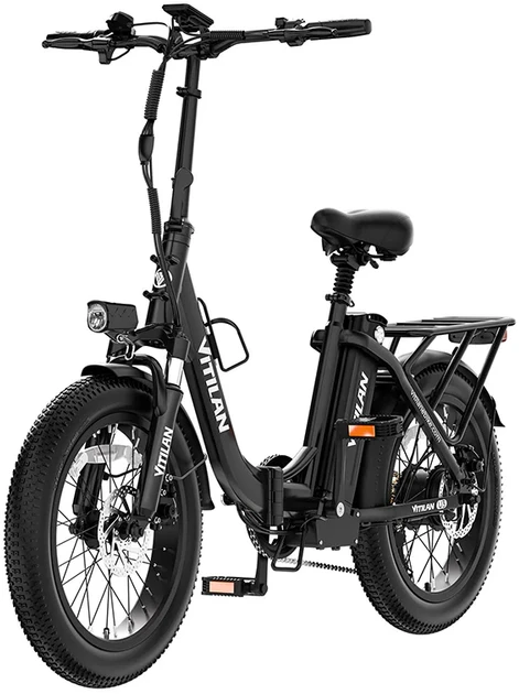 Elektrinis dviratis Vitilan U3, 20", 750W, 13Ah, juodas