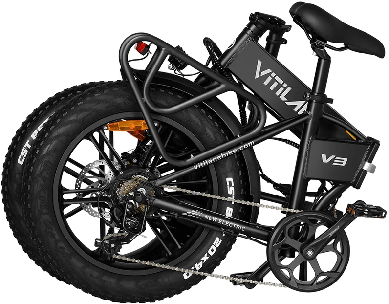 Elektrinis dviratis Vitilan V3, 20", 750W, 13Ah, pilkas