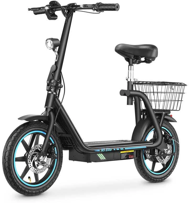 Elektrinis paspirtukas Honeywhale M5 Elite, 14", 500W, 13Ah, juodas