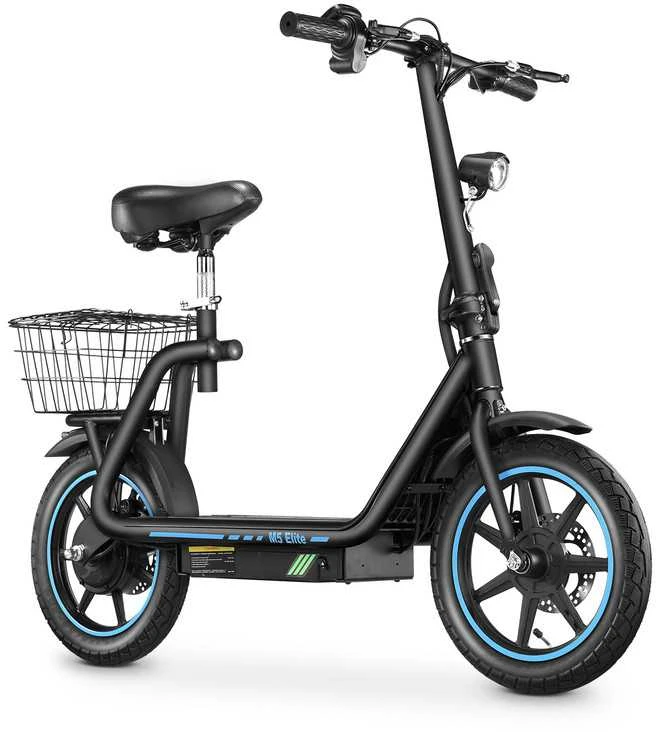 Elektrinis paspirtukas Honeywhale M5 Elite, 14", 500W, 13Ah, juodas