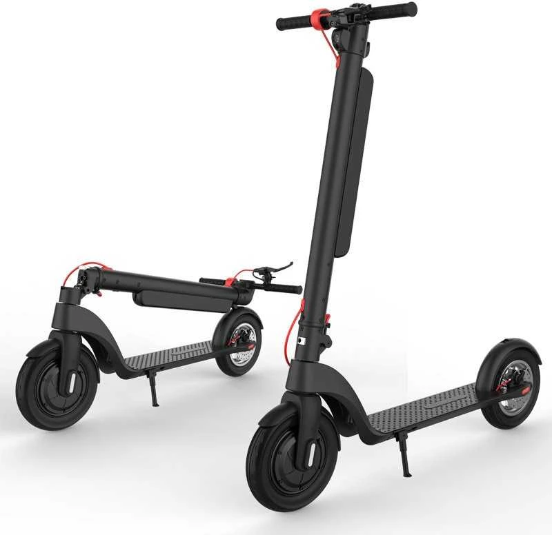 HX X8 elektrinis sulankstomas paspirtukas 10", 350 W galios/LCD ekranas/ 3 greičio režimai/maksimalus 25km / h greitis/
