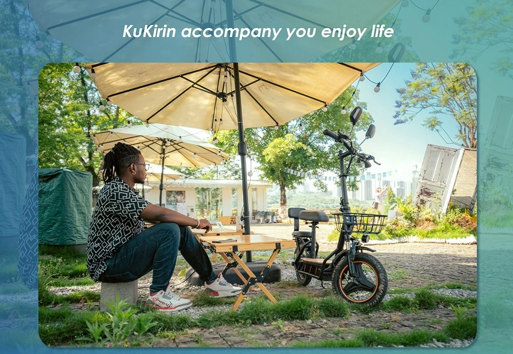 Elektrinis paspirtukas KuKirin C1 Pro, 14", 500W, 26Ah, juodas