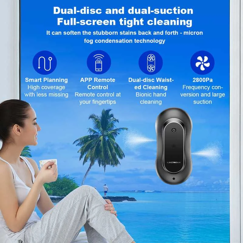 Langų valymo robotas Liectroux YW810