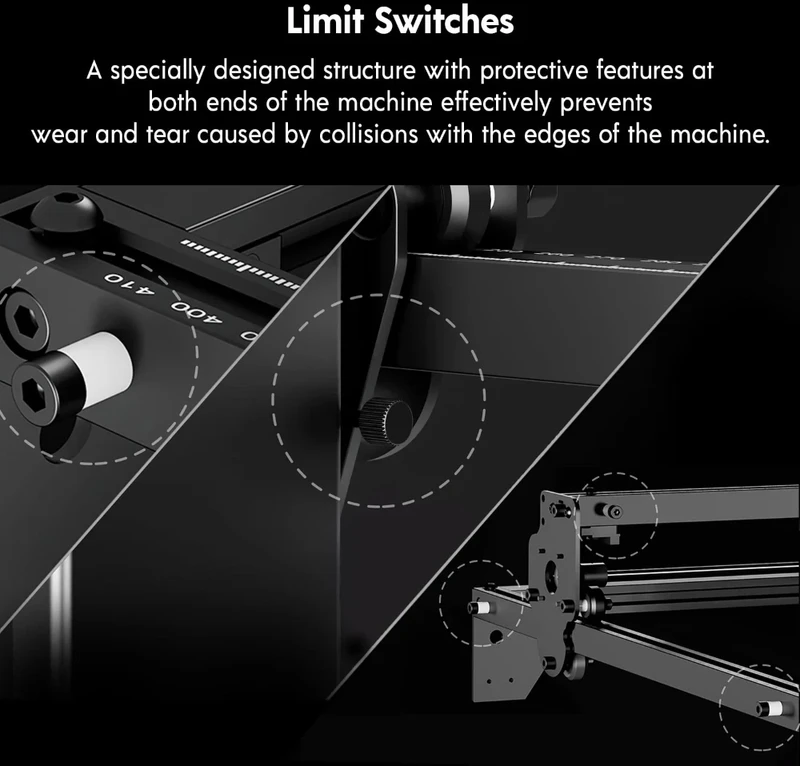 Lazerinės graviravimo/pjovimo staklės Longer Ray5 20W su priedais