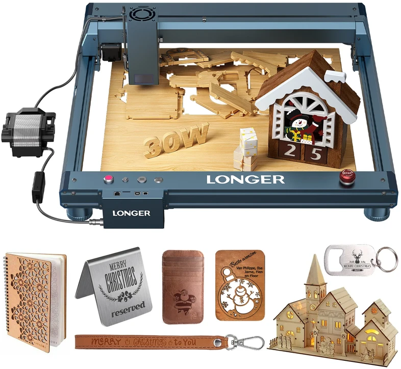 Lazerinės graviravimo/pjovimo staklės Longer lazerinis B1 30W