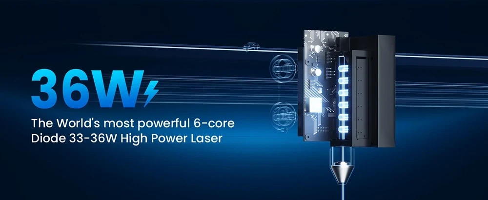 Lazerinės graviravimo/pjovimo staklės Longer lazerinis B1 30W