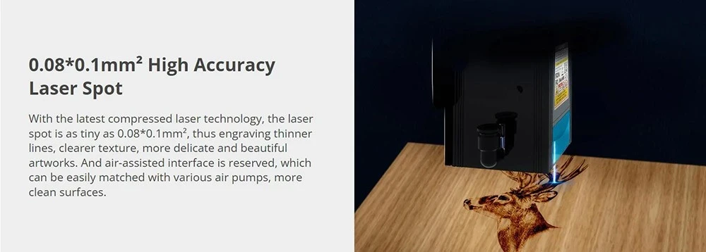 Lazerinės graviravimo/pjovimo staklės Longer Ray5 20W