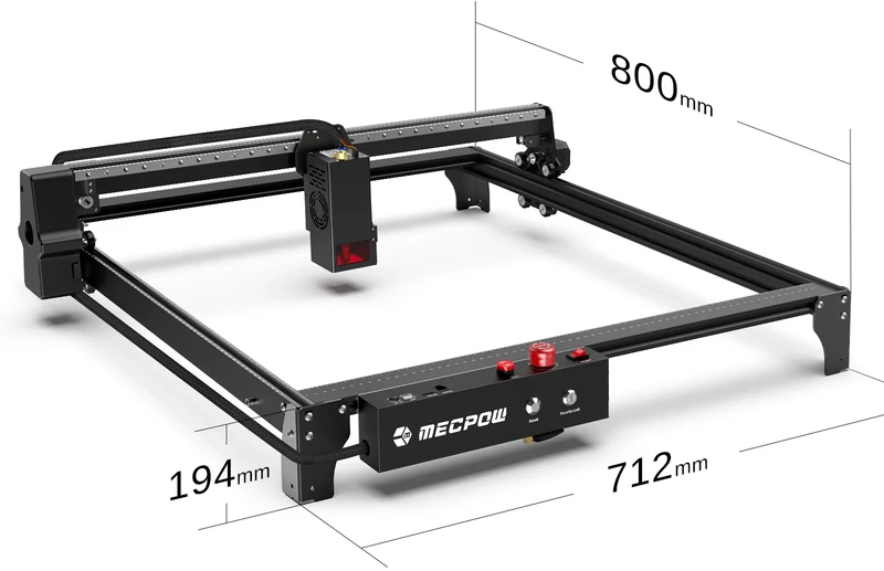 Lazerinės graviravimo/pjovimo staklės Mecpow X5 Pro 33W