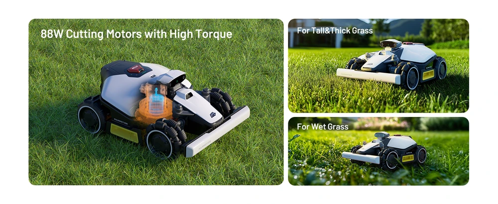 Vejos (žolės) pjovimo robotas MAMMOTION LUBA Mini AWD 800