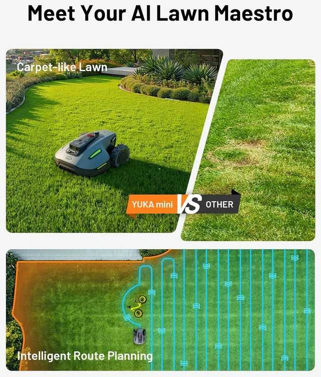 Vejos (žolės) pjovimo robotas MAMMOTION YUKA Mini 700
