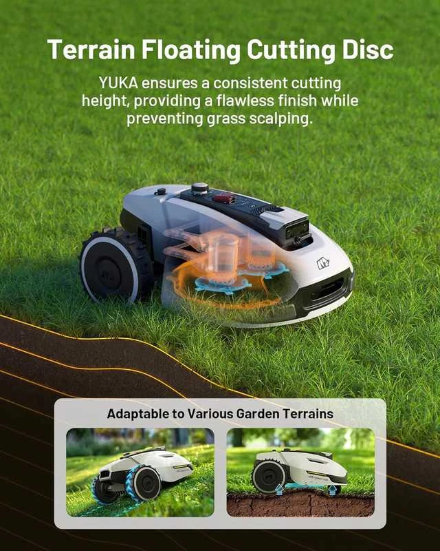 Vejos (žolės) pjovimo robotas MAMMOTION YUKA 2000