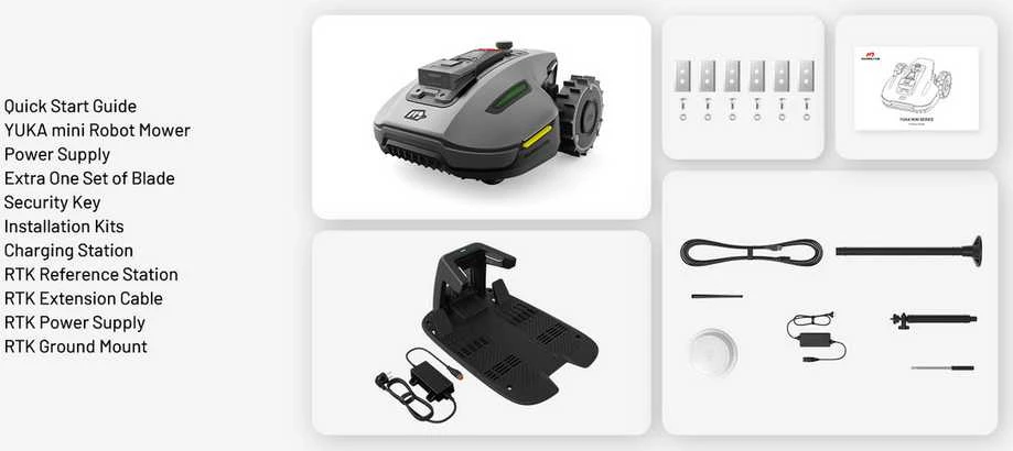 Vejos (žolės) pjovimo robotas MAMMOTION YUKA Mini 700
