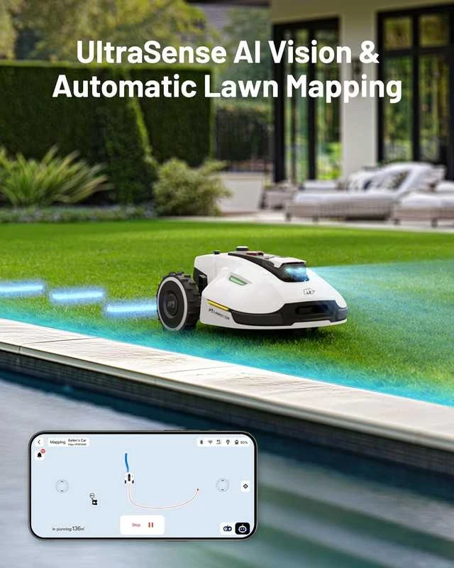 Vejos (žolės) pjovimo robotas MAMMOTION YUKA 2000