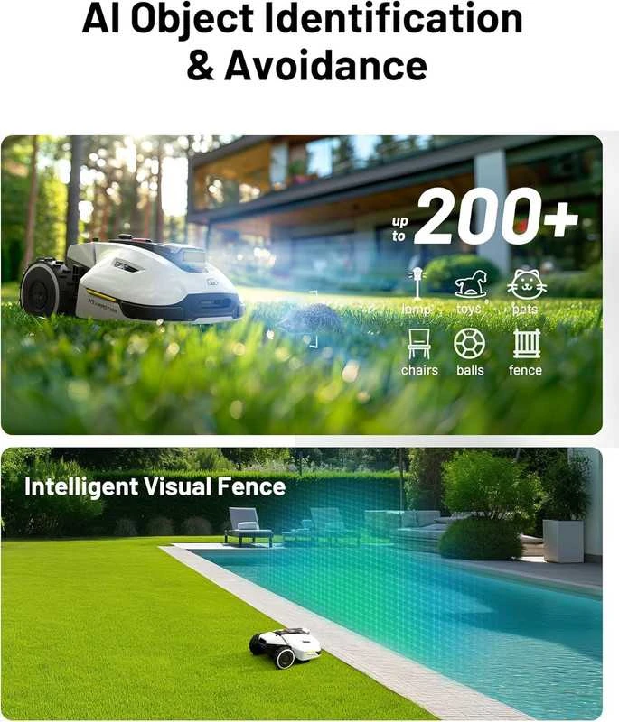 Vejos (žolės) pjovimo robotas MAMMOTION YUKA 2000