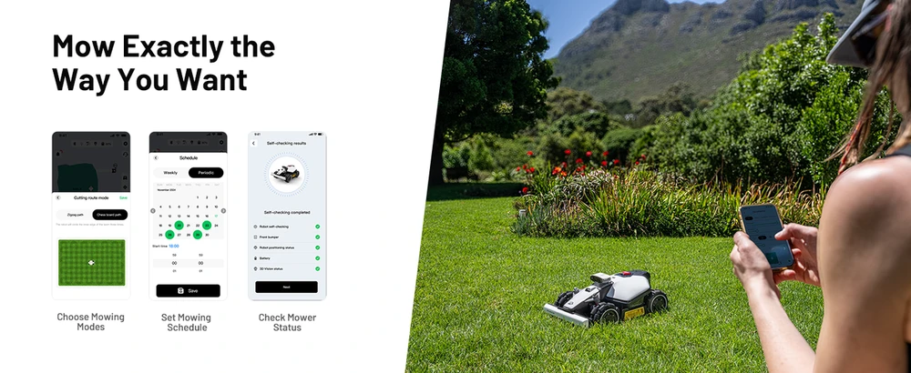 Vejos (žolės) pjovimo robotas MAMMOTION LUBA Mini AWD 800