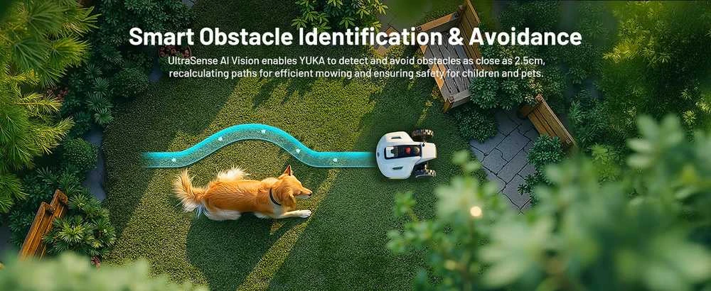 Vejos (žolės) pjovimo robotas MAMMOTION YUKA 2000