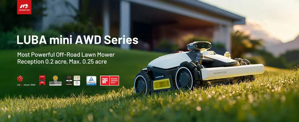 Vejos (žolės) pjovimo robotas MAMMOTION LUBA Mini AWD 800