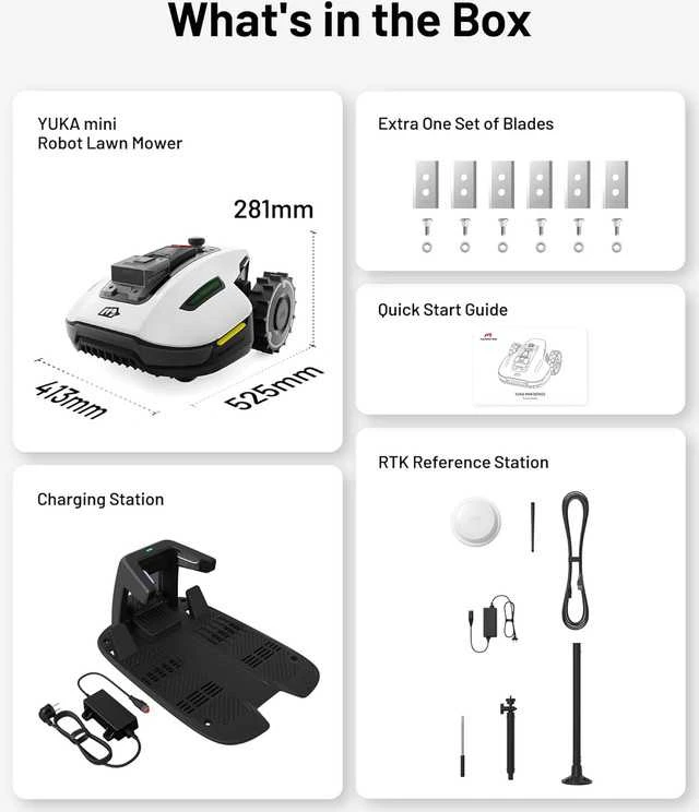 Vejos (žolės) pjovimo robotas MAMMOTION MINI 500