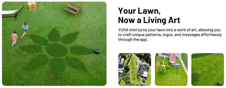 Vejos (žolės) pjovimo robotas MAMMOTION YUKA Mini 700