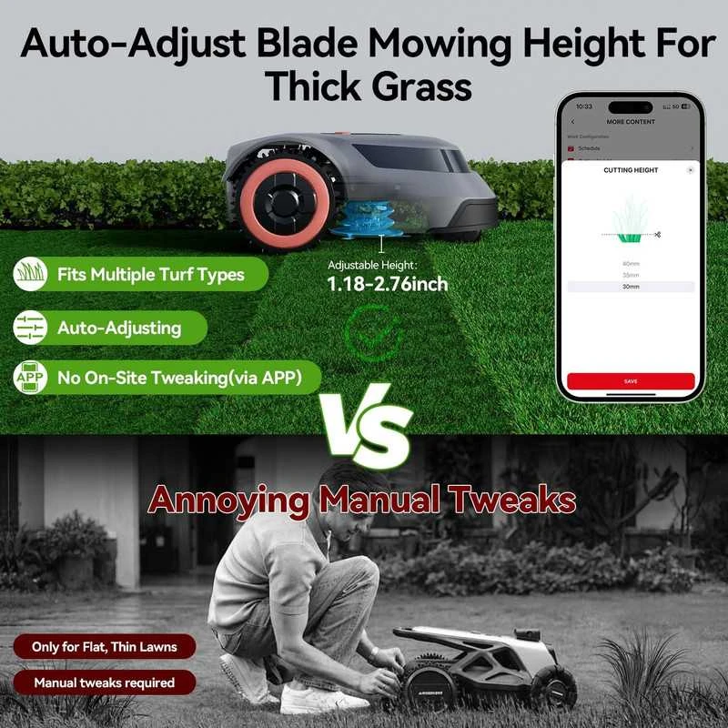 Vejos (žolės) pjovimo robotas Redkey MGC1000