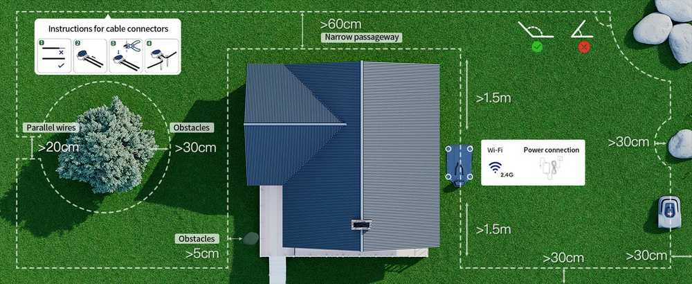 Vejos (žolės) pjovimo robotas Redkey MGC1000