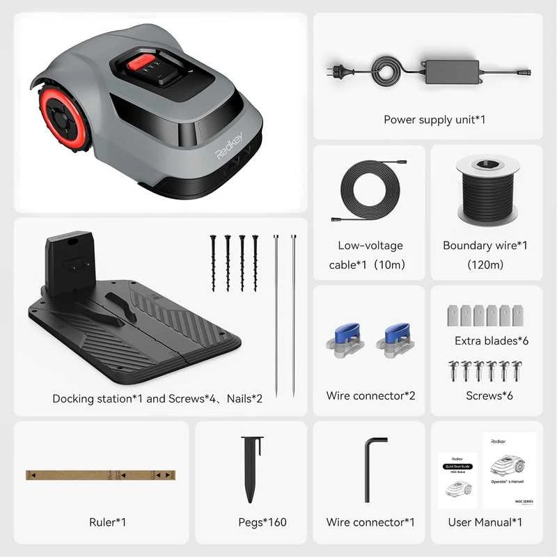 Vejos (žolės) pjovimo robotas Redkey MGC500