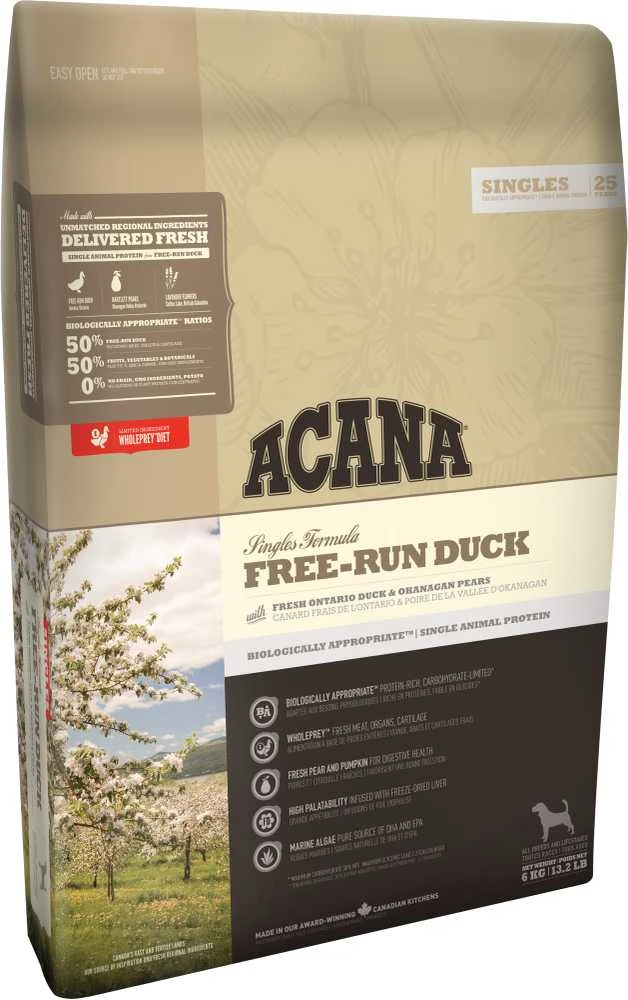 Acana Free-Run antiena sausas maistas su antiena šunims 11,4kg