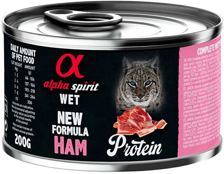 Alpha Spirit WET Iberico konservas katėms su kiauliena 200g 6vnt