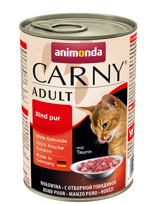 Animoda Drėgnas Kačių Maistas - Animonda Carny Suaugusiųjų Jautiena 400g