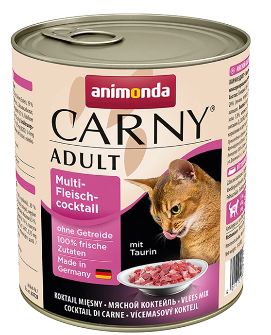 Animoda Drėgnas Kačių Maistas - Animonda Carny Mėsos Kokteilis 800g