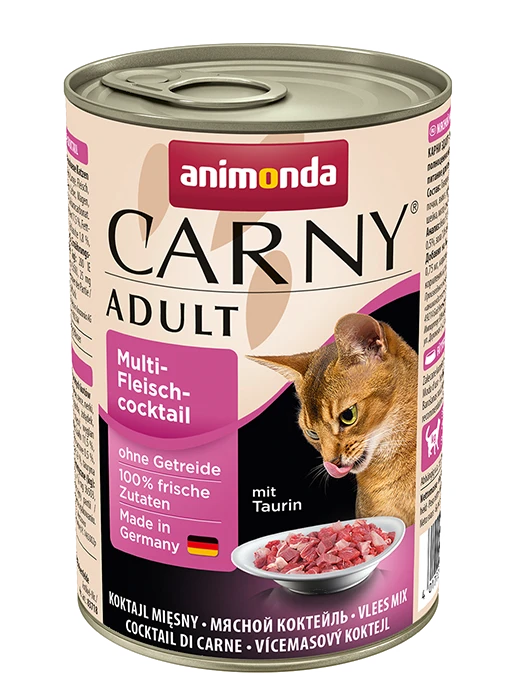 Animoda Animonda Carny adult 400g suaugusių kačių konservai su įvairių rūšių mėsa