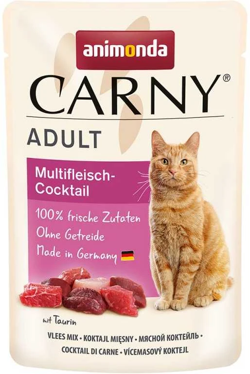 Animoda ANIMONDA Carny Adult Meat kokteilis - šlapias kačių maistas - 85g