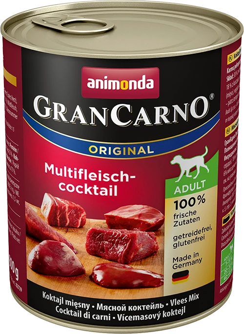 Animoda Šunų Maistas - Animonda GranCarno Multi Meat Cocktail Suaugusiems 800g