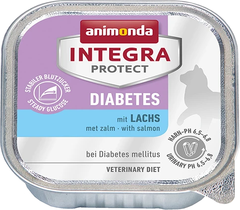 Animoda Kačių Maistas - ANIMONDA Integra Protect Diabetes Lašiša 100g Drėgnas Maistas