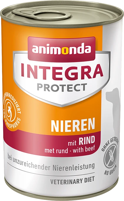 Animoda Šunų Maistas - ANIMONDA Integra Protect Nieren Jautiena Drėgnas 400g Inkstų Parama