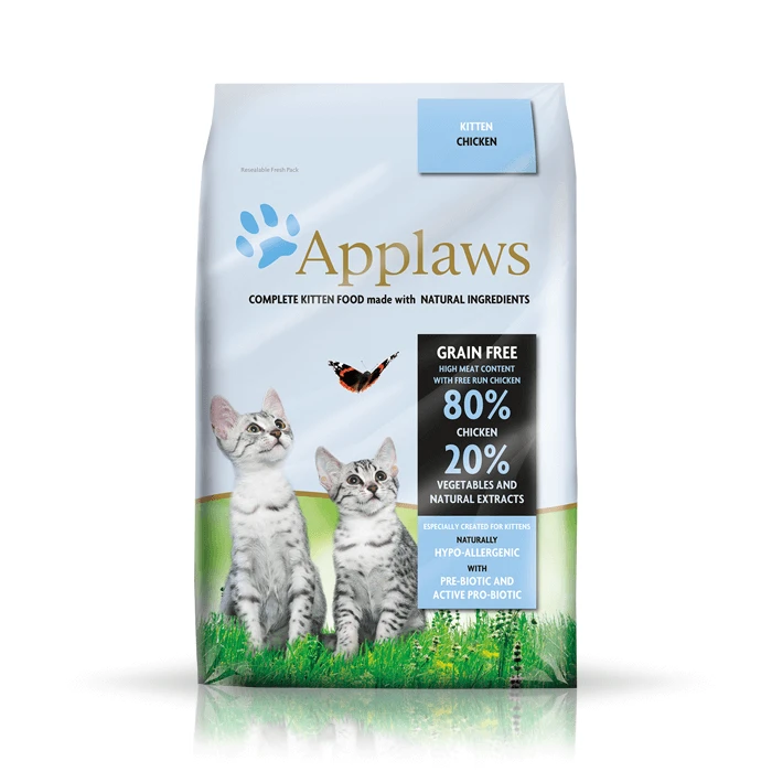 APPLAWS kačiukų vištiena - sausas kačių ėdalas - 400g