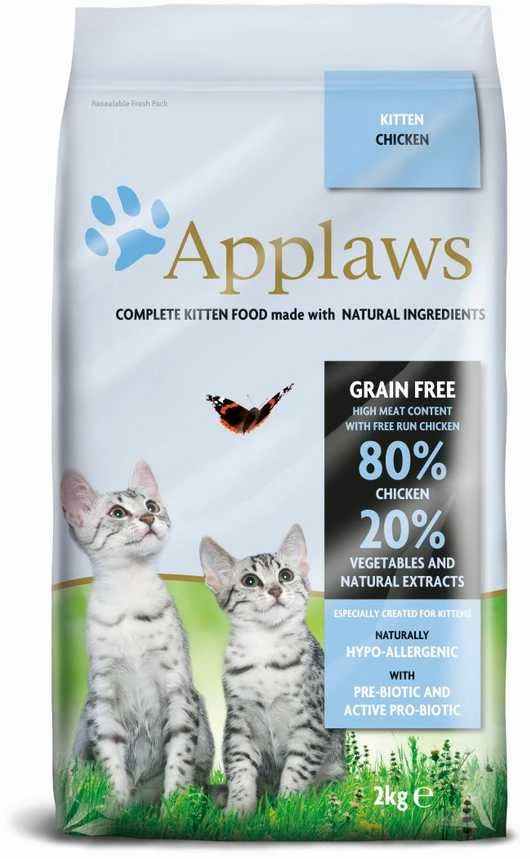Sausas kačių maistas Applaws Kitten vištiena, 2kg