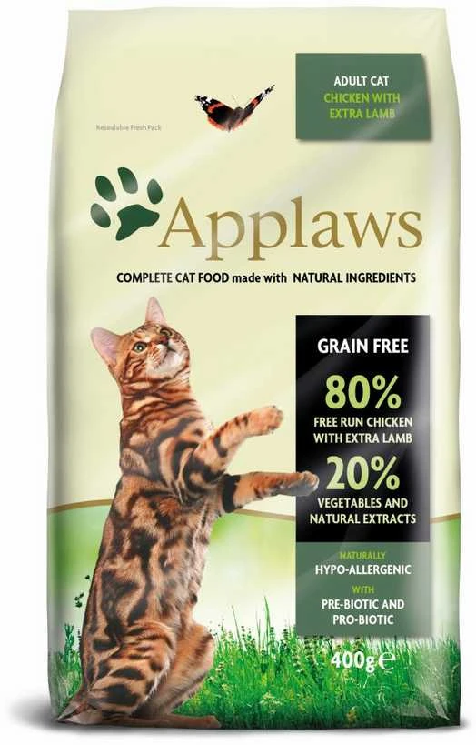 ĖDAL SAUS KAT APPLAWS VIŠT ĖRIEN 0.4KG