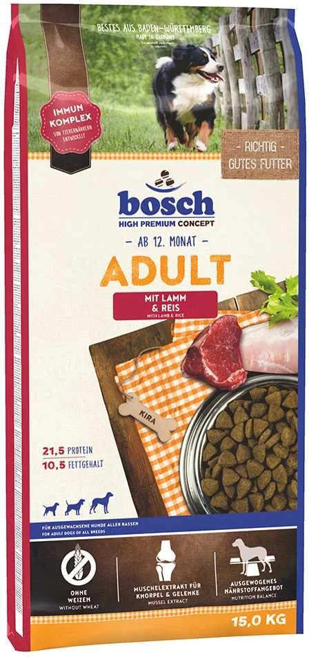 bosch Dog Adult Lamb & Rice 15kg