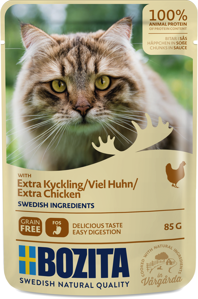 Bozita Pouch HiS extra vištiena 85g