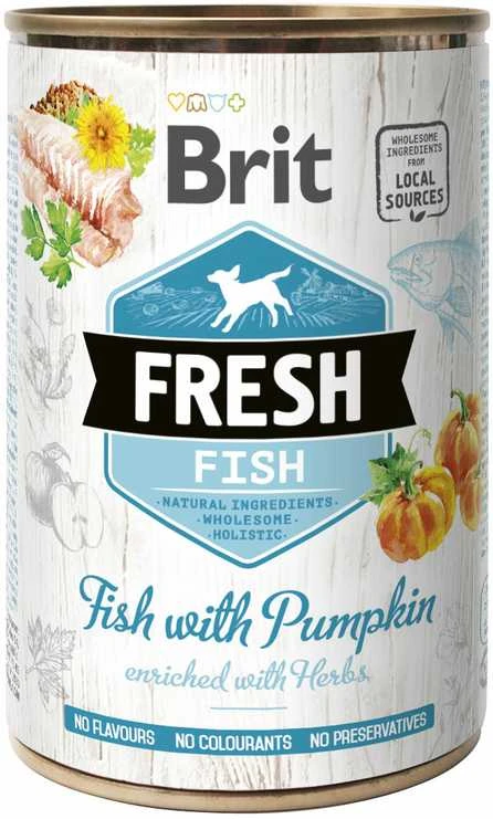 Brit Fresh konservai šunims žuvis&moliūgas 400g