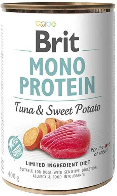 Šunų Maistas - Brit Mono Protein Tunas Su Saldžiosiomis Bulvėmis 400g