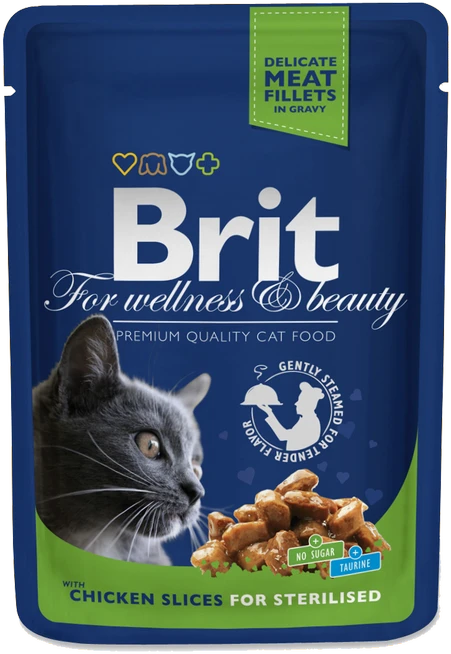 Brit Premium vištiena Slices Sterilised 100 g