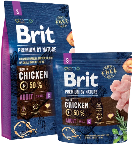 BRIT PREMIUM Dog by Nature Adult S 1kg